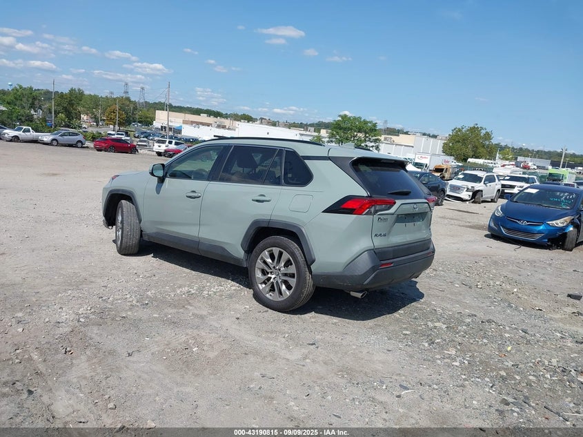 2019 Toyota Rav4 2.5 Xle Premium Grey Lot 111043190815 Vin JTMC1RFV4KD506279