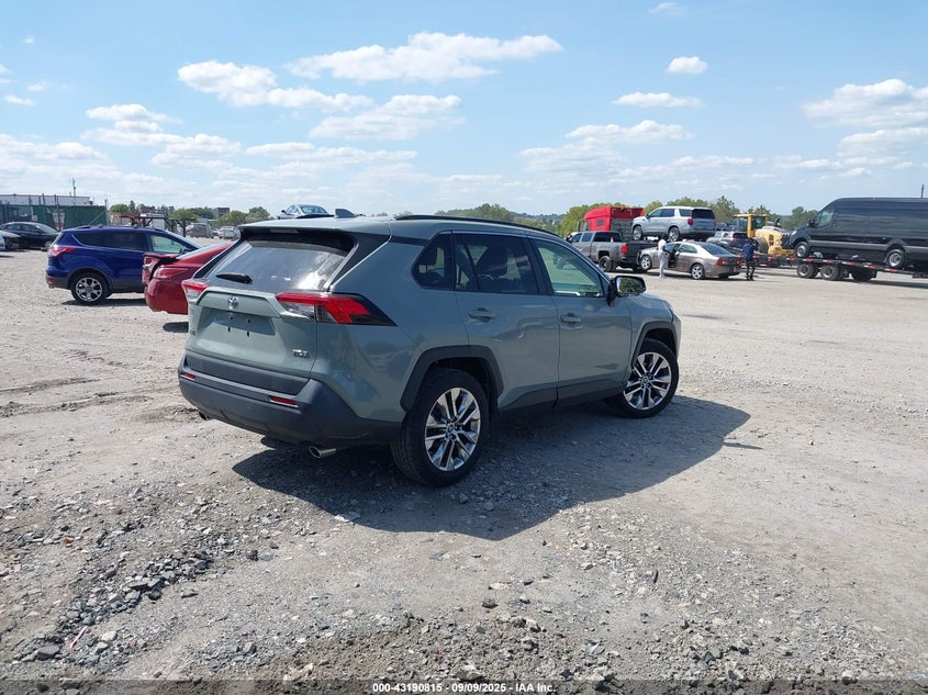 2019 Toyota Rav4 2.5 Xle Premium Grey Lot 111043190815 Vin JTMC1RFV4KD506279