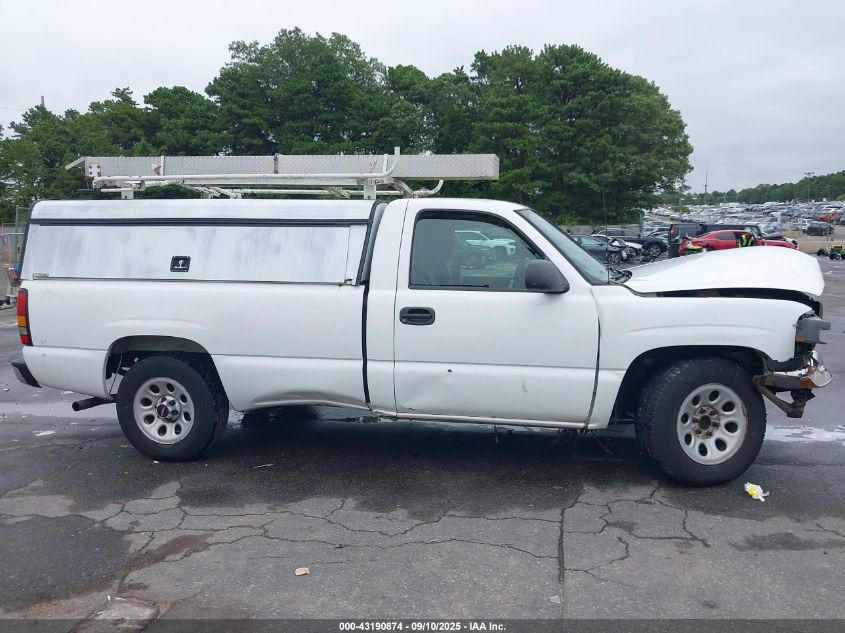 2005 GMC Sierra 1500 Work Truck VIN: 1GTEC14VX5Z220581 Lot: 43190874
