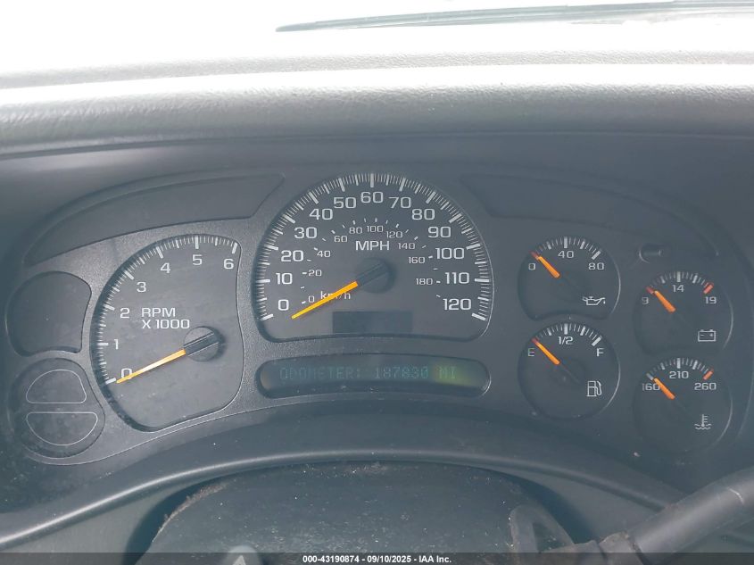 2005 GMC Sierra 1500 Work Truck VIN: 1GTEC14VX5Z220581 Lot: 43190874