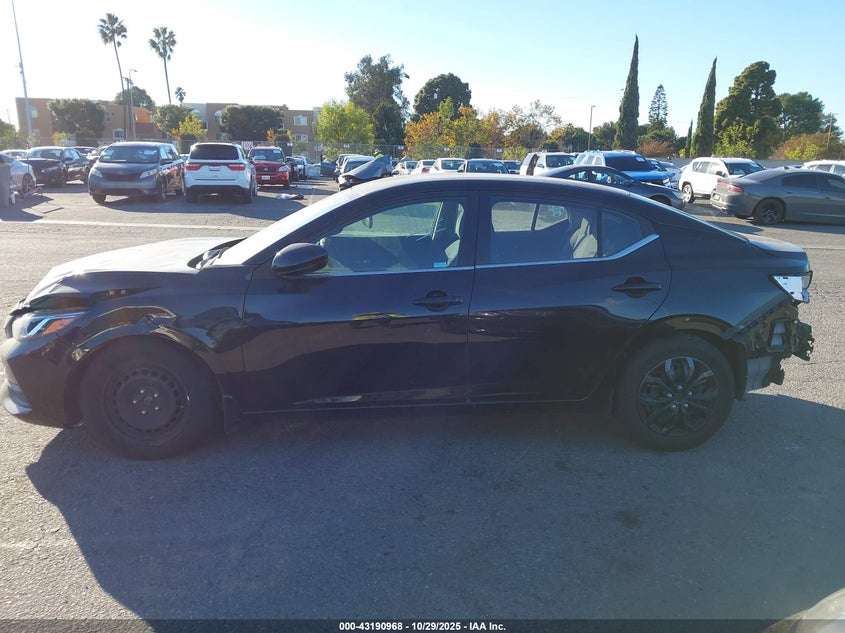 2020 Nissan Sentra 2.0 S Xtronic Cvt black Lot 111043190968 Vin 3N1AB8BV8LY213927