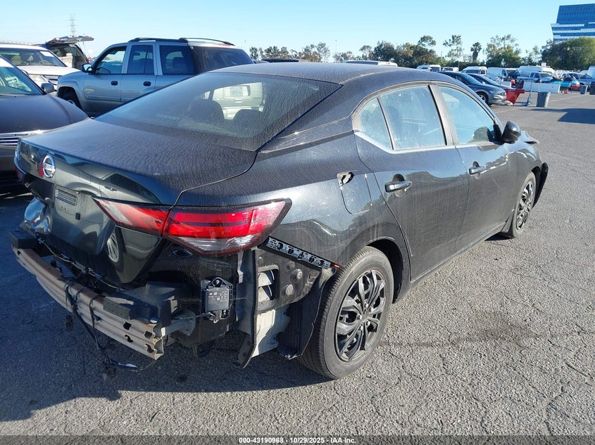 2020 Nissan Sentra 2.0 S Xtronic Cvt black Lot 111043190968 Vin 3N1AB8BV8LY213927