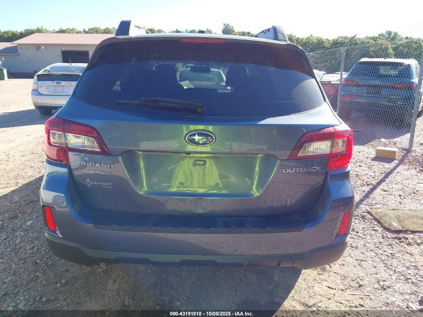 2015 Subaru Outback 2.5I Premium VIN: 4S4BSBCC3F3212060 Lot: 43191018