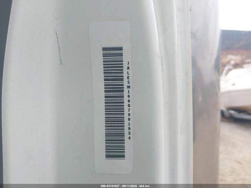 2016 Isuzu Dsl Reg At VIN: JALE5W168G7901954 Lot: 43191027