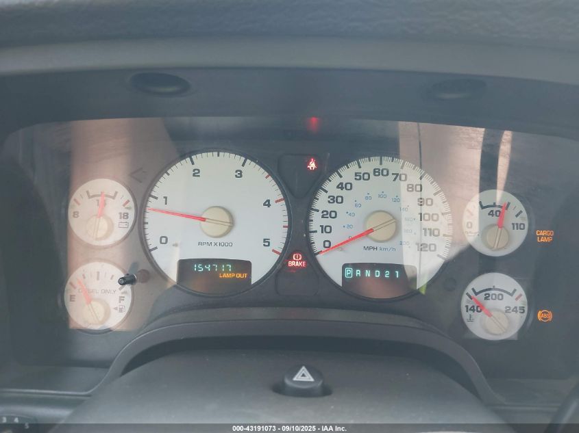 2003 Dodge Ram 2500 VIN: 3D7KU28C13G817698 Lot: 43191073