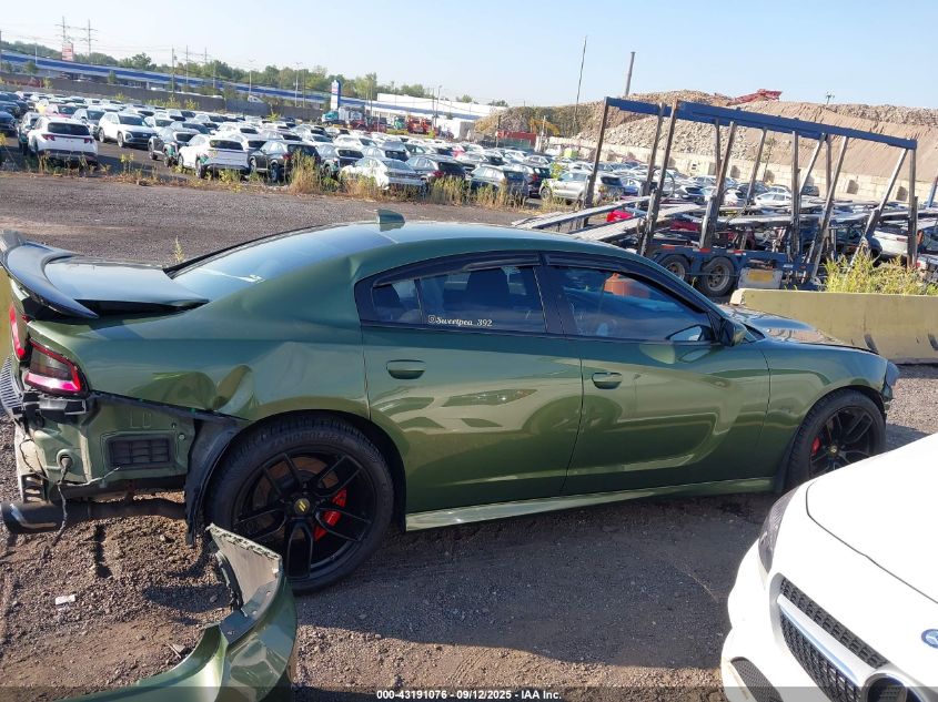 2018 Dodge Charger R/T Scat Pack Rwd VIN: 2C3CDXGJ6JH210810 Lot: 43191076