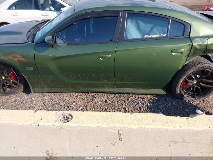 2018 Dodge Charger R/T Scat Pack Rwd VIN: 2C3CDXGJ6JH210810 Lot: 43191076