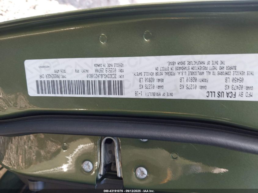 2018 Dodge Charger R/T Scat Pack Rwd VIN: 2C3CDXGJ6JH210810 Lot: 43191076