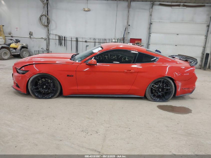 2015 Ford Mustang Gt Premium VIN: 1FA6P8CF3F5356917 Lot: 43191087