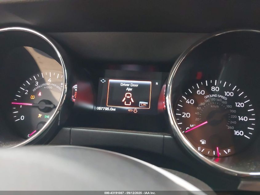 2015 Ford Mustang Gt Premium VIN: 1FA6P8CF3F5356917 Lot: 43191087