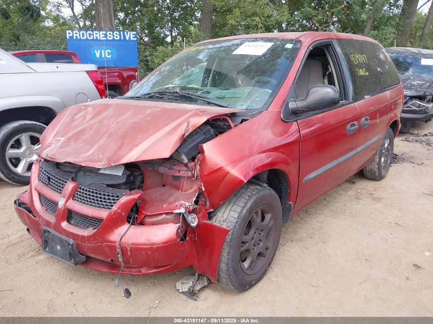 2003 Dodge Caravan Se VIN: 1D4GP25313B221479 Lot: 43191147