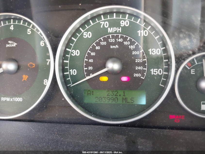 2003 Jaguar X-Type 2.5 VIN: SAJEA51D83XD44497 Lot: 43191268