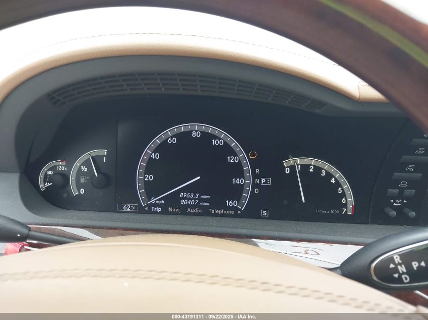 2008 Mercedes-Benz S 550 4Matic VIN: WDDNG86XX8A208578 Lot: 43191311