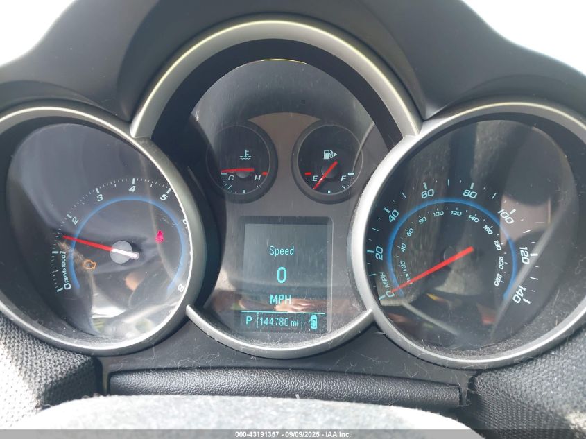 2012 Chevrolet Cruze 1Lt VIN: 1G1PF5SC1C7356477 Lot: 43191357