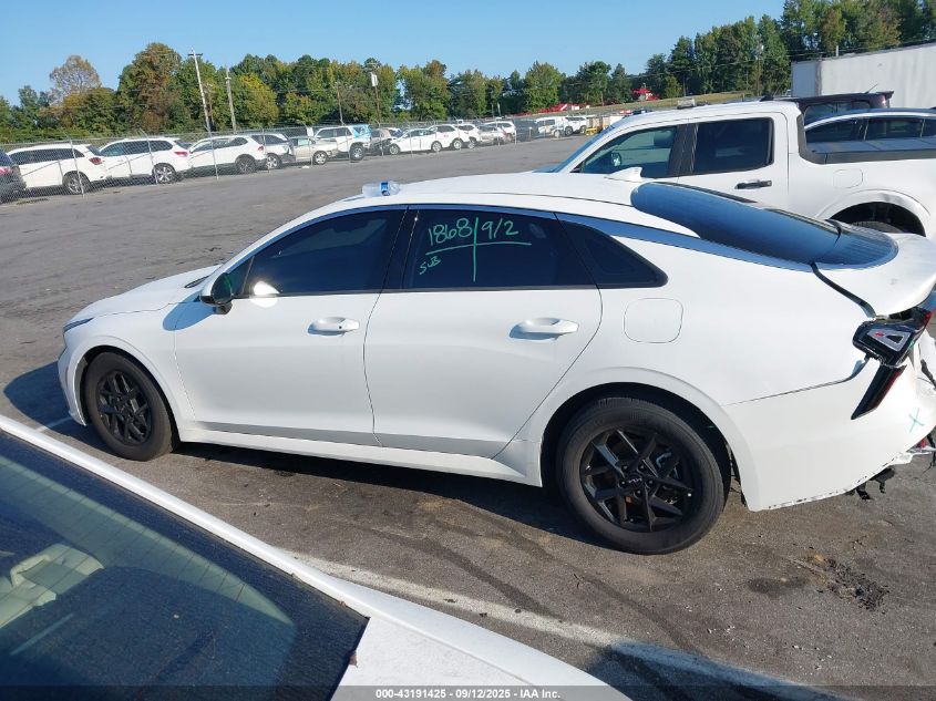 2025 Kia K5 Lxs VIN: KNAG24J7XS5296613 Lot: 43191425