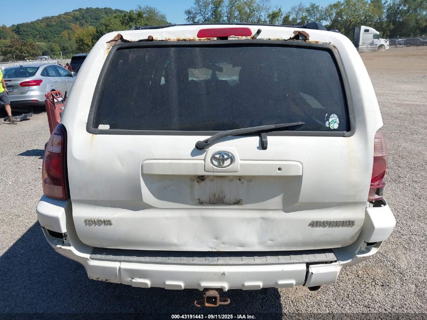 2005 Toyota 4Runner Sr5 V6 VIN: JTEBU14R758030063 Lot: 43191443