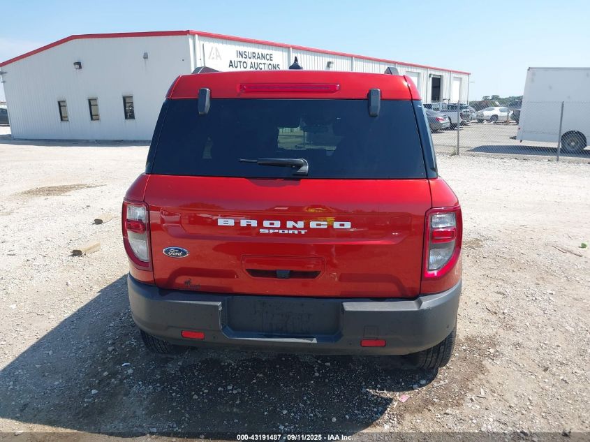 2024 Ford Bronco Sport Big Bend VIN: 3FMCR9B69RRE48092 Lot: 43191487