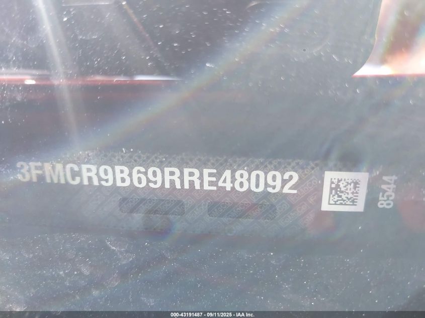 2024 Ford Bronco Sport Big Bend VIN: 3FMCR9B69RRE48092 Lot: 43191487