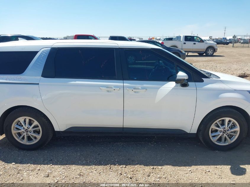 2022 Kia Carnival Mpv Lx Seat Package VIN: KNDNB4H36N6114501 Lot: 43191586