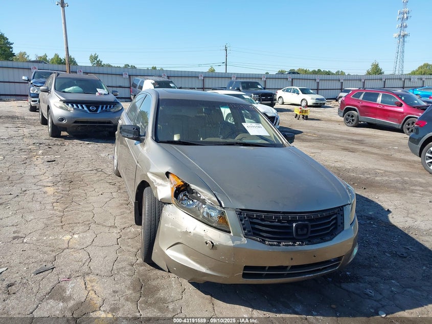 2008 Honda Accord 2.4 Ex-L gold sedan gasoline JHMCP26818C023376 photo #1