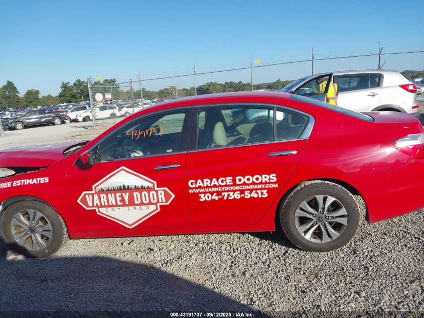 2015 Honda Accord Lx VIN: 1HGCR2F39FA269280 Lot: 43191737