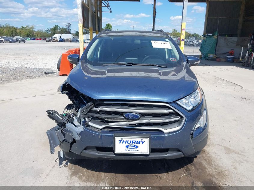 2022 Ford Ecosport Se VIN: MAJ6S3GL9NC475843 Lot: 43191868