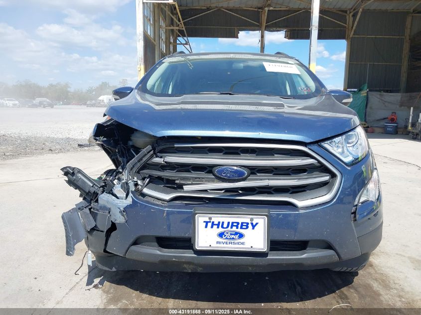 2022 Ford Ecosport Se VIN: MAJ6S3GL9NC475843 Lot: 43191868