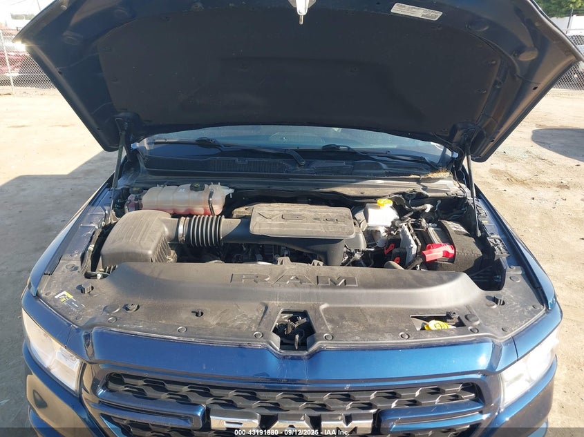 2022 Ram 1500 Big Horn 4X4 5'7 Box VIN: 1C6RRFFG8NN313948 Lot: 43191880