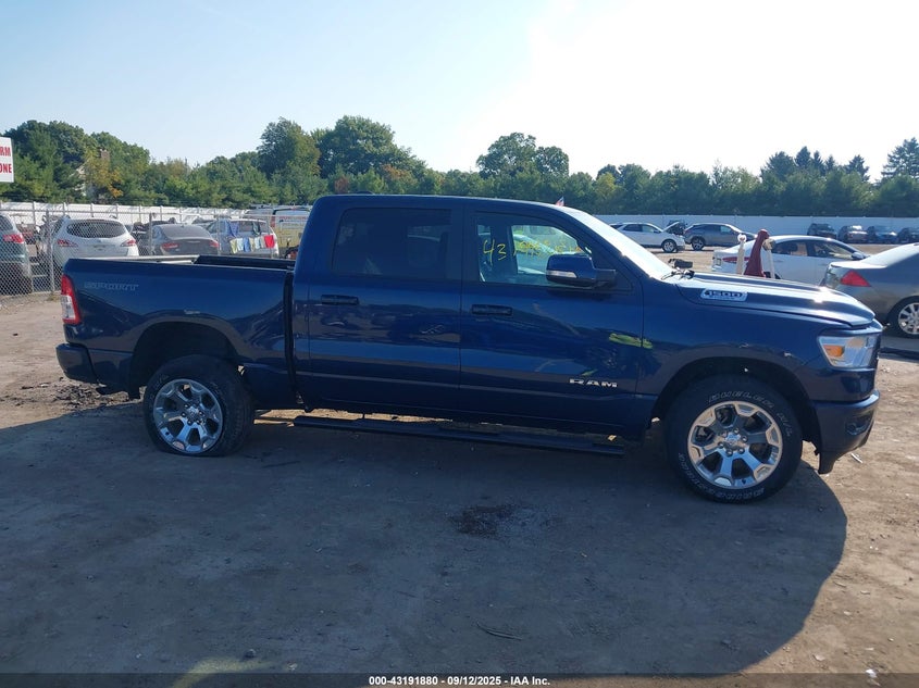 2022 Ram 1500 Big Horn 4X4 5'7 Box VIN: 1C6RRFFG8NN313948 Lot: 43191880
