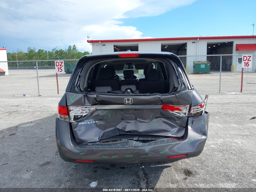 2014 Honda Odyssey Ex-L VIN: 5FNRL5H6XEB082610 Lot: 43191947