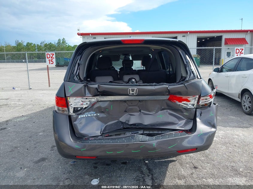 2014 Honda Odyssey Ex-L VIN: 5FNRL5H6XEB082610 Lot: 43191947