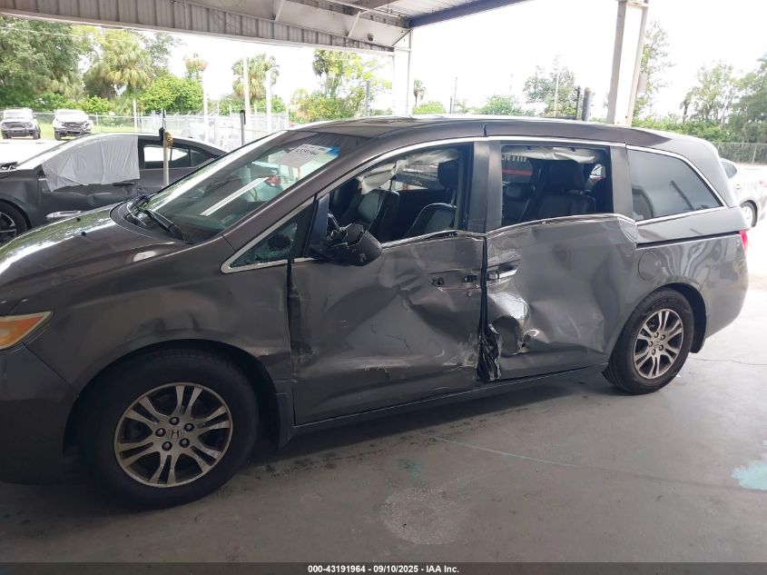 2011 Honda Odyssey Ex-L VIN: 5FNRL5H66BB056694 Lot: 43191964