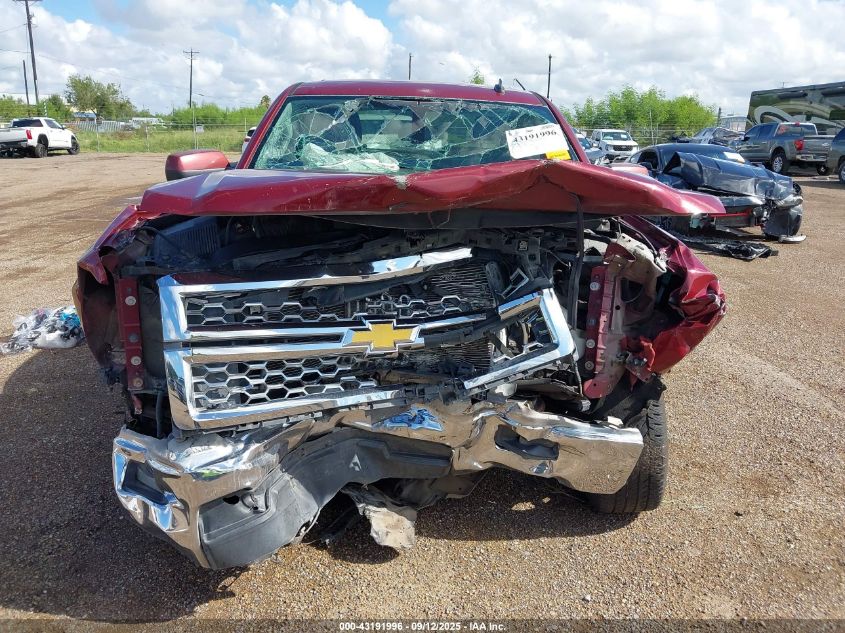 2014 Chevrolet Silverado 1500 1Lt VIN: 3GCPCREC0EG355458 Lot: 43191996