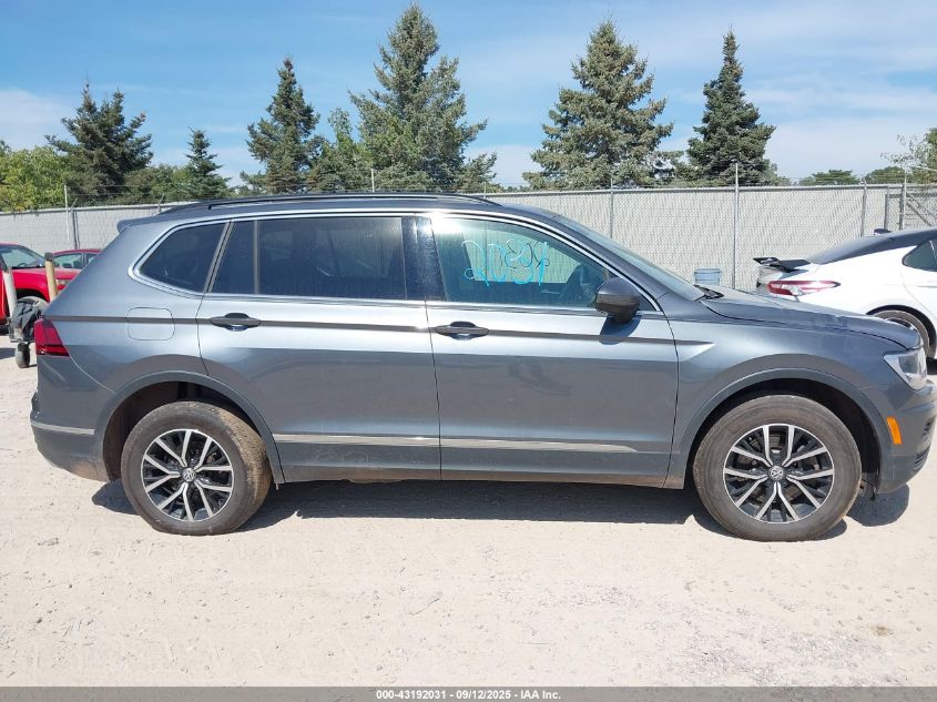 2021 Volkswagen Tiguan 2.0T Se/2.0T Se R-Line Black/2.0T Sel VIN: 3VV2B7AX4MM021283 Lot: 43192031