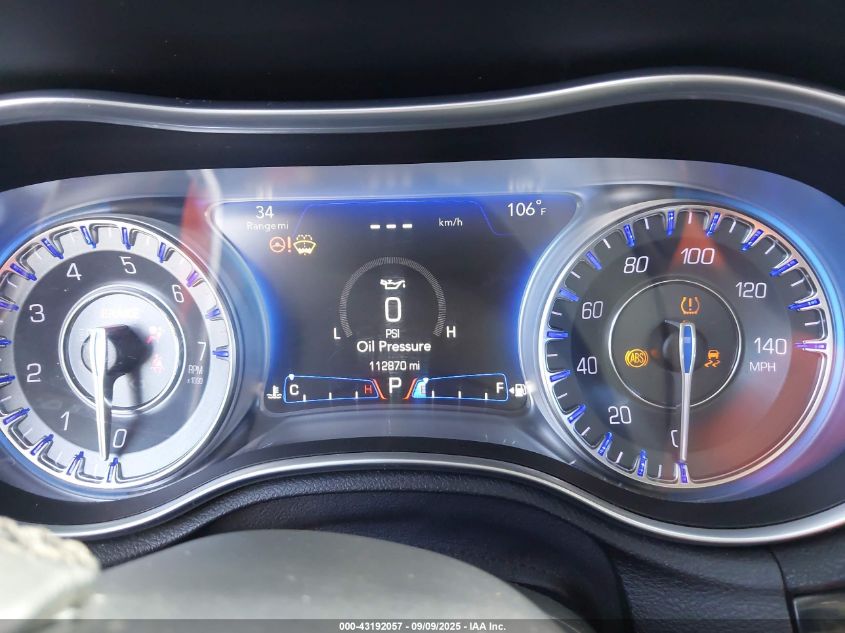 2017 Chrysler 300C VIN: 2C3CCAEG4HH549874 Lot: 43192057