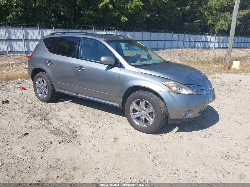 2006 Nissan Murano Sl grey other gasoline JN8AZ08W26W522822 photo #1