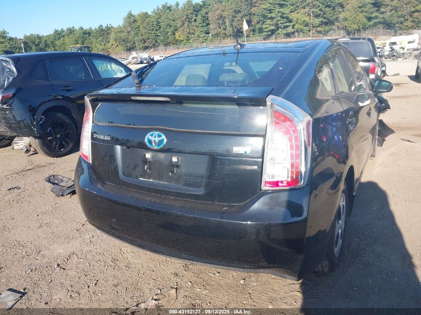 2012 Toyota Prius Three VIN: JTDKN3DU7C1503838 Lot: 43192127