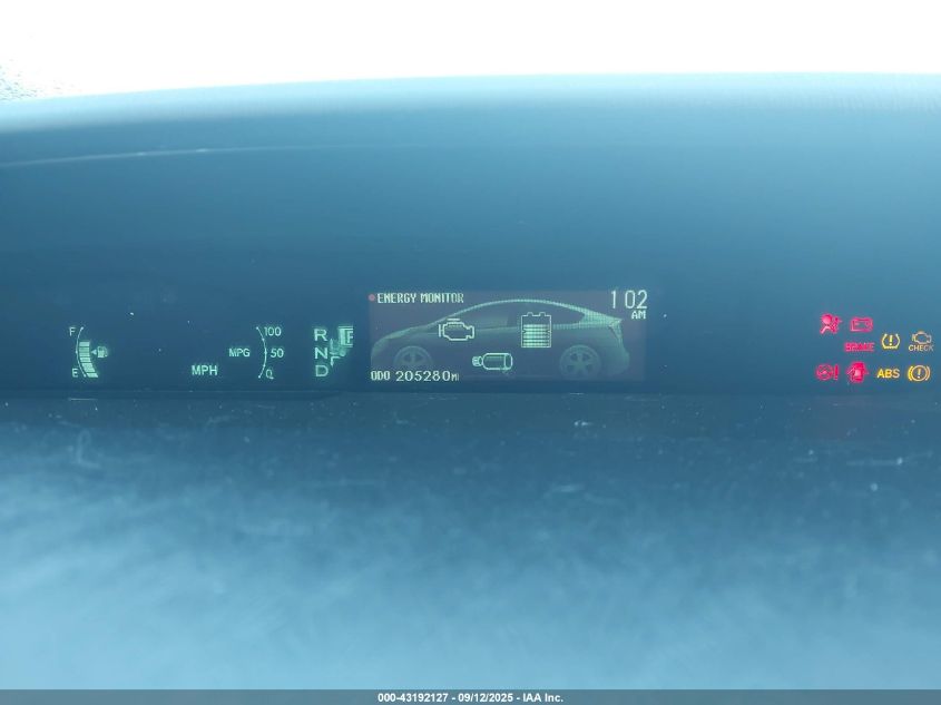 2012 Toyota Prius Three VIN: JTDKN3DU7C1503838 Lot: 43192127