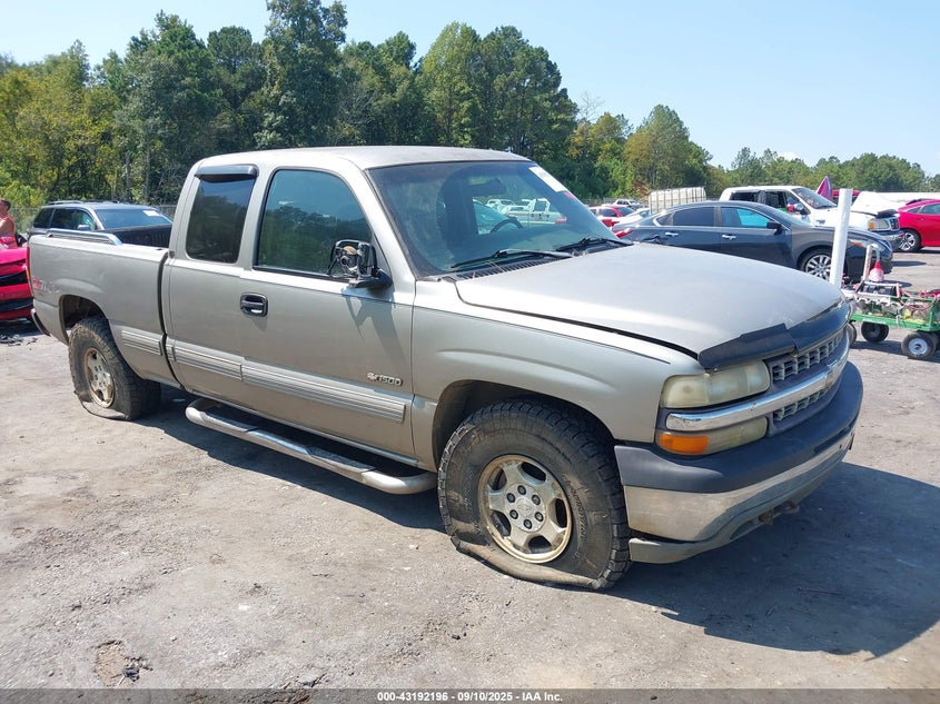 1999 Chevrolet Silverado 1500 Ls beige truck gasoline 1GCEK19T9XE145022 photo #1