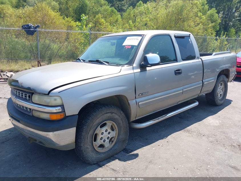 1999 Chevrolet Silverado 1500 Ls beige truck gasoline 1GCEK19T9XE145022 photo #3