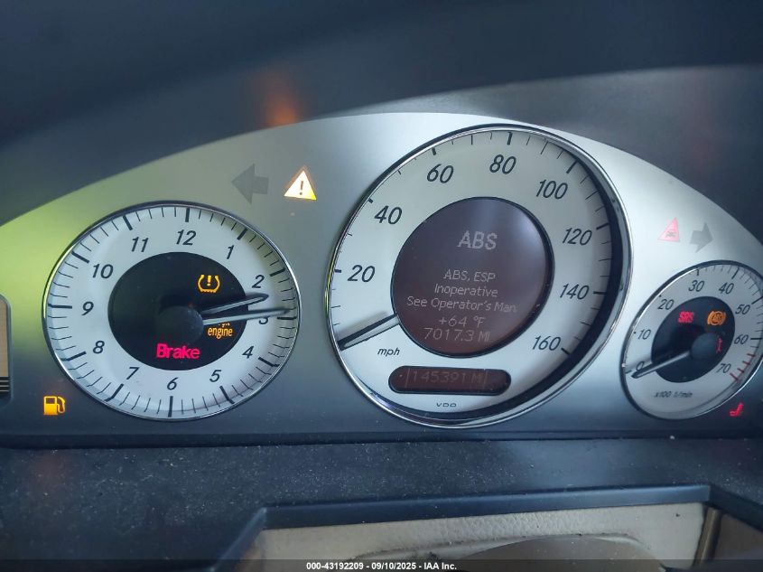 2009 Mercedes-Benz E 350 VIN: WDBUF56X19B389829 Lot: 43192209