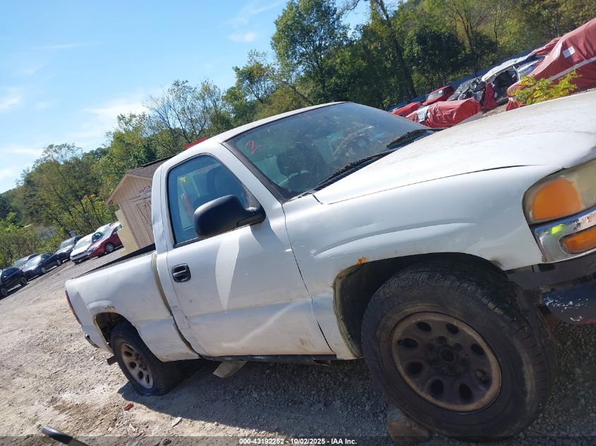 2005 GMC Sierra 1500 Work Truck VIN: 1GTEC14X45Z119117 Lot: 43192252