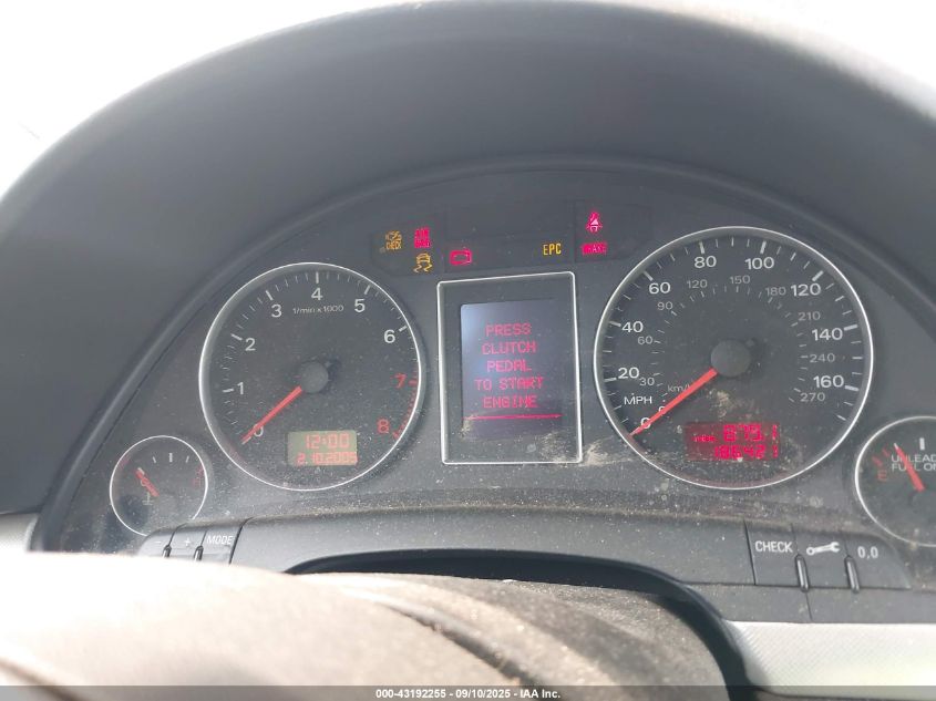 2006 Audi A4 2.0T VIN: WAUDF78E66A240680 Lot: 43192255