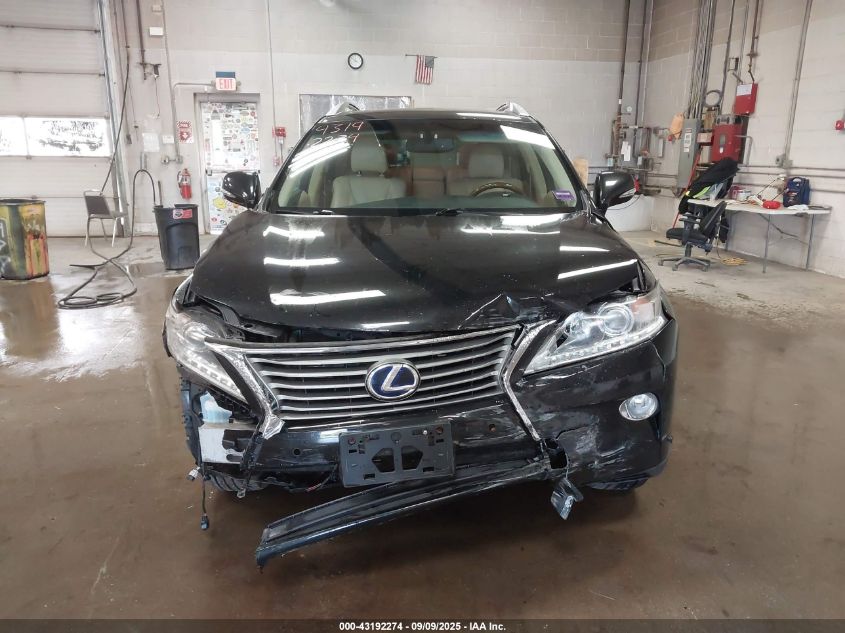 2013 Lexus Rx 450H VIN: JTJBC1BA4D2053691 Lot: 43192274