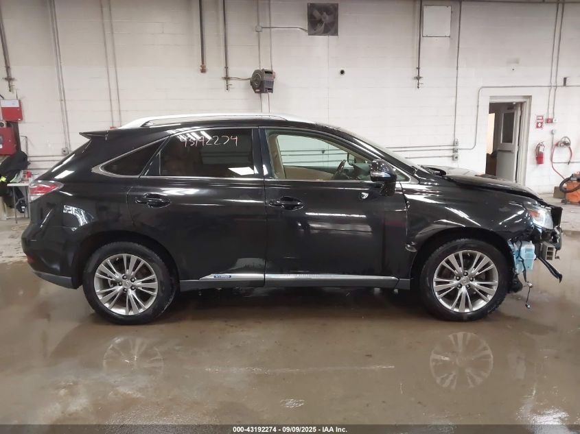 2013 Lexus Rx 450H VIN: JTJBC1BA4D2053691 Lot: 43192274