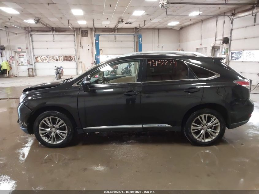 2013 Lexus Rx 450H VIN: JTJBC1BA4D2053691 Lot: 43192274