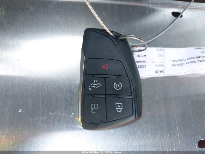 2025 GMC Sierra 2500Hd 4Wd Standard Bed Denali Ultimate VIN: 1GT4UXEY9SF103706 Lot: 43192286