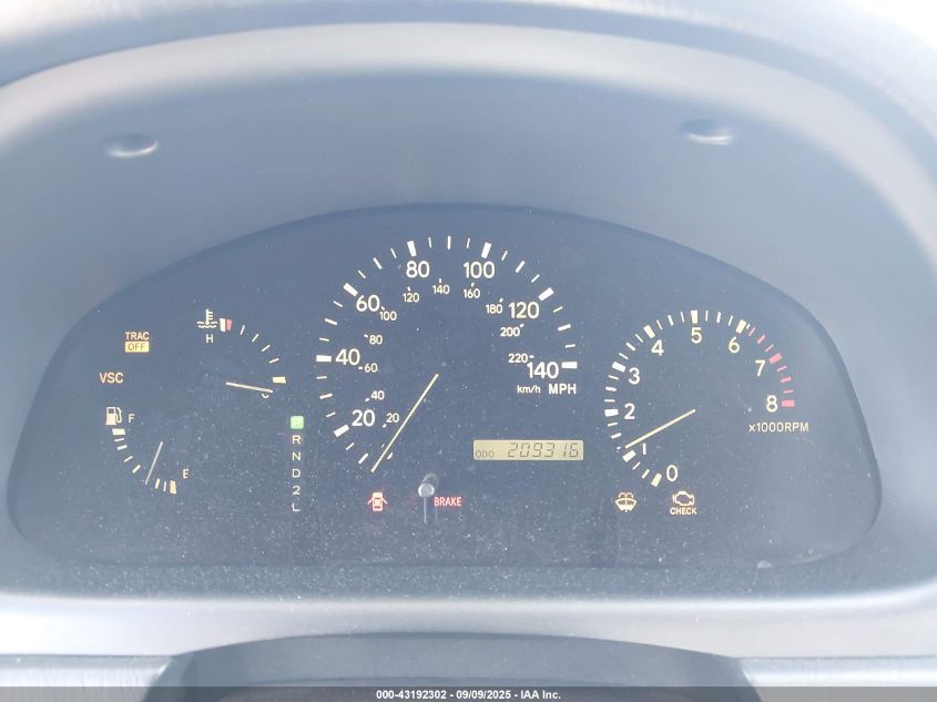 2001 Lexus Rx 300 VIN: JTJGF10U910118651 Lot: 43192302