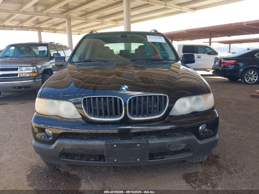 2006 BMW X5 3.0I VIN: 5UXFA13536LY32569 Lot: 43192389