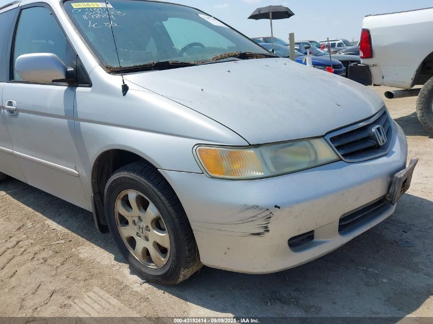 2002 Honda Odyssey Ex VIN: 2HKRL18662H517483 Lot: 43192414